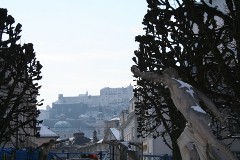 Blick auf hohen Salzburg